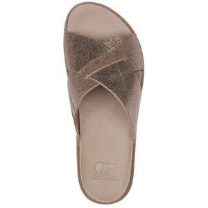 Sorel Roaming Criss Cross Platform Slide Sandals